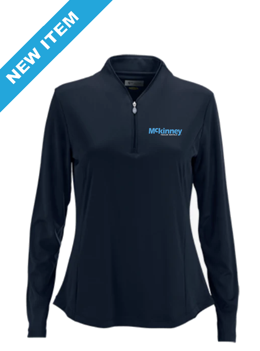 Greg Norman Women's Play Dry Tulip Neck 1/4 Zip