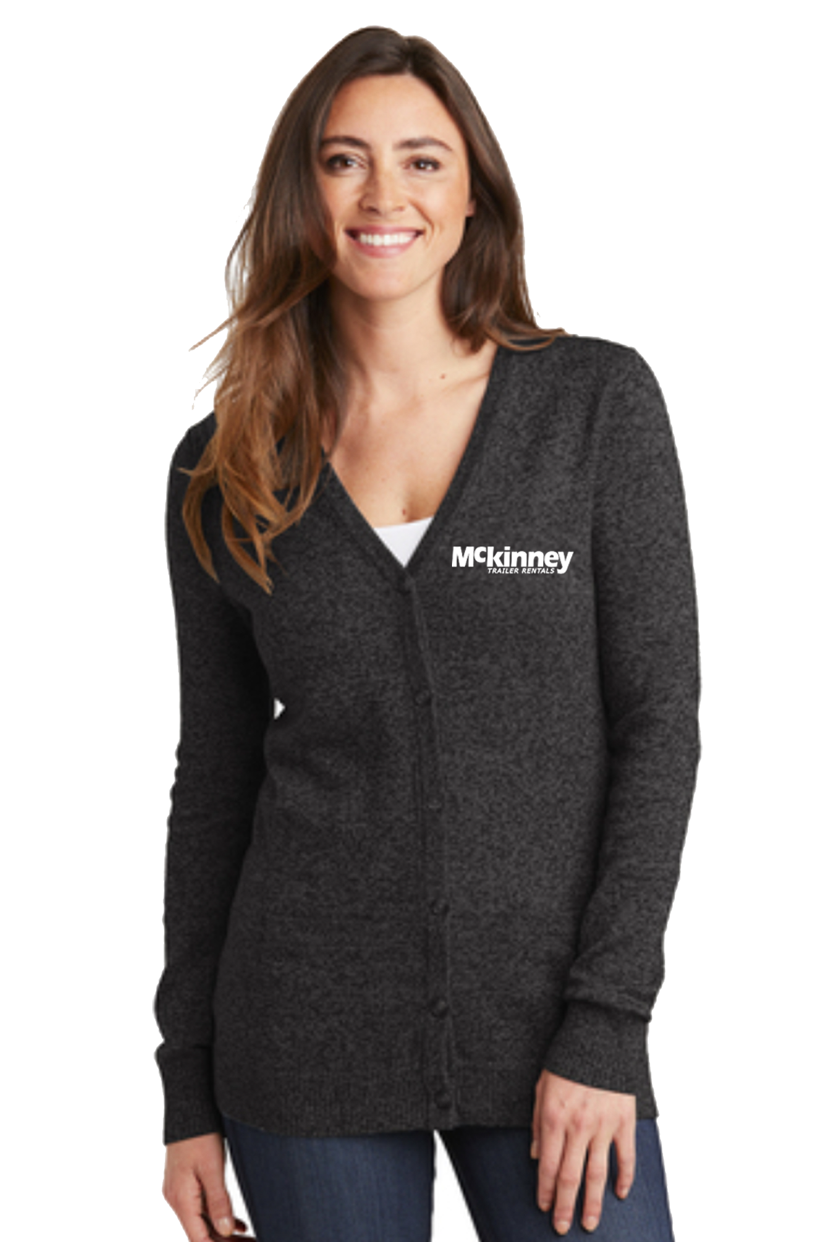 Port Authority ® Ladies Marled Cardigan Sweater