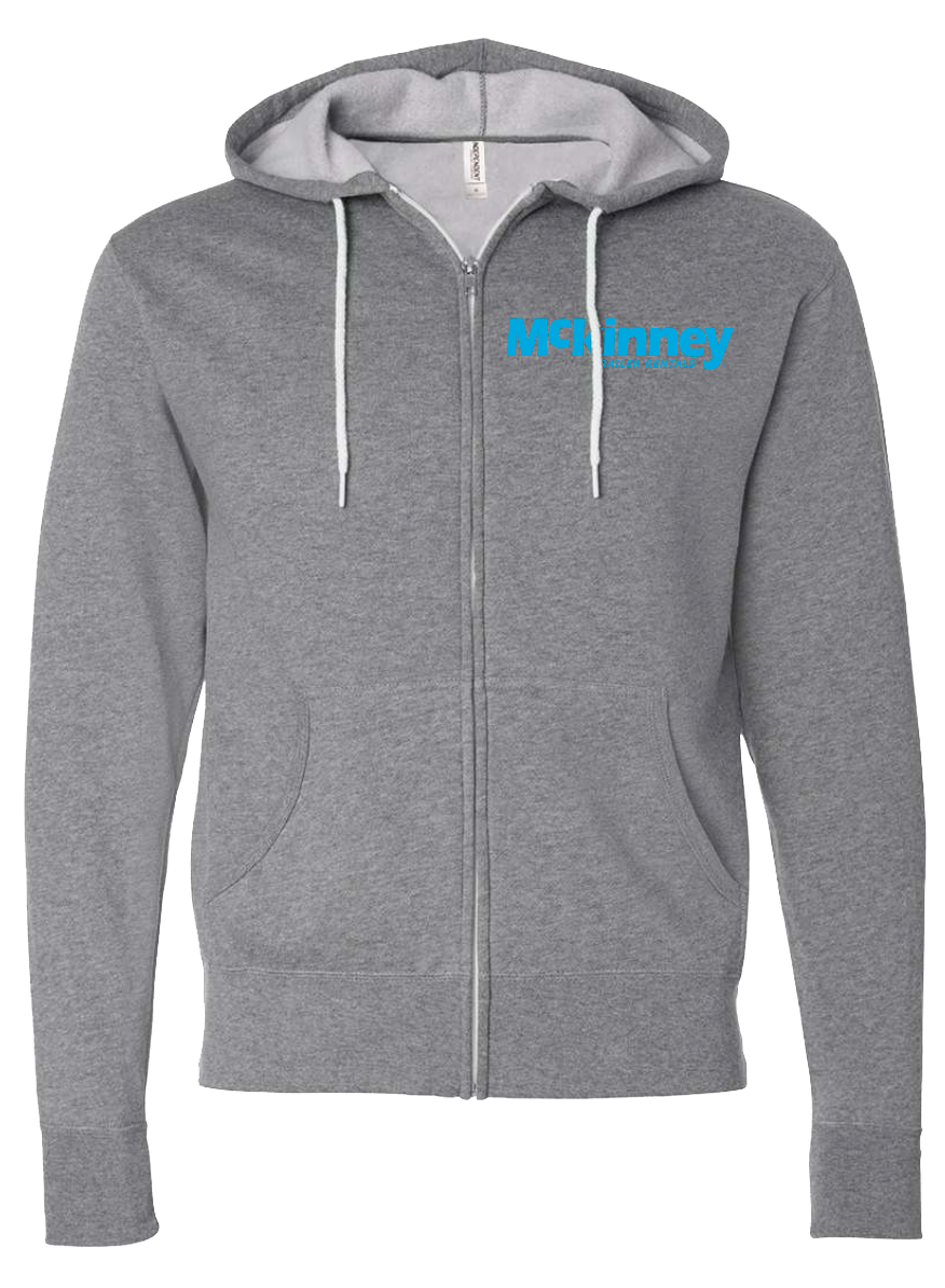 Unisex - Lightweight Zip Hoodie 6.5 oz
