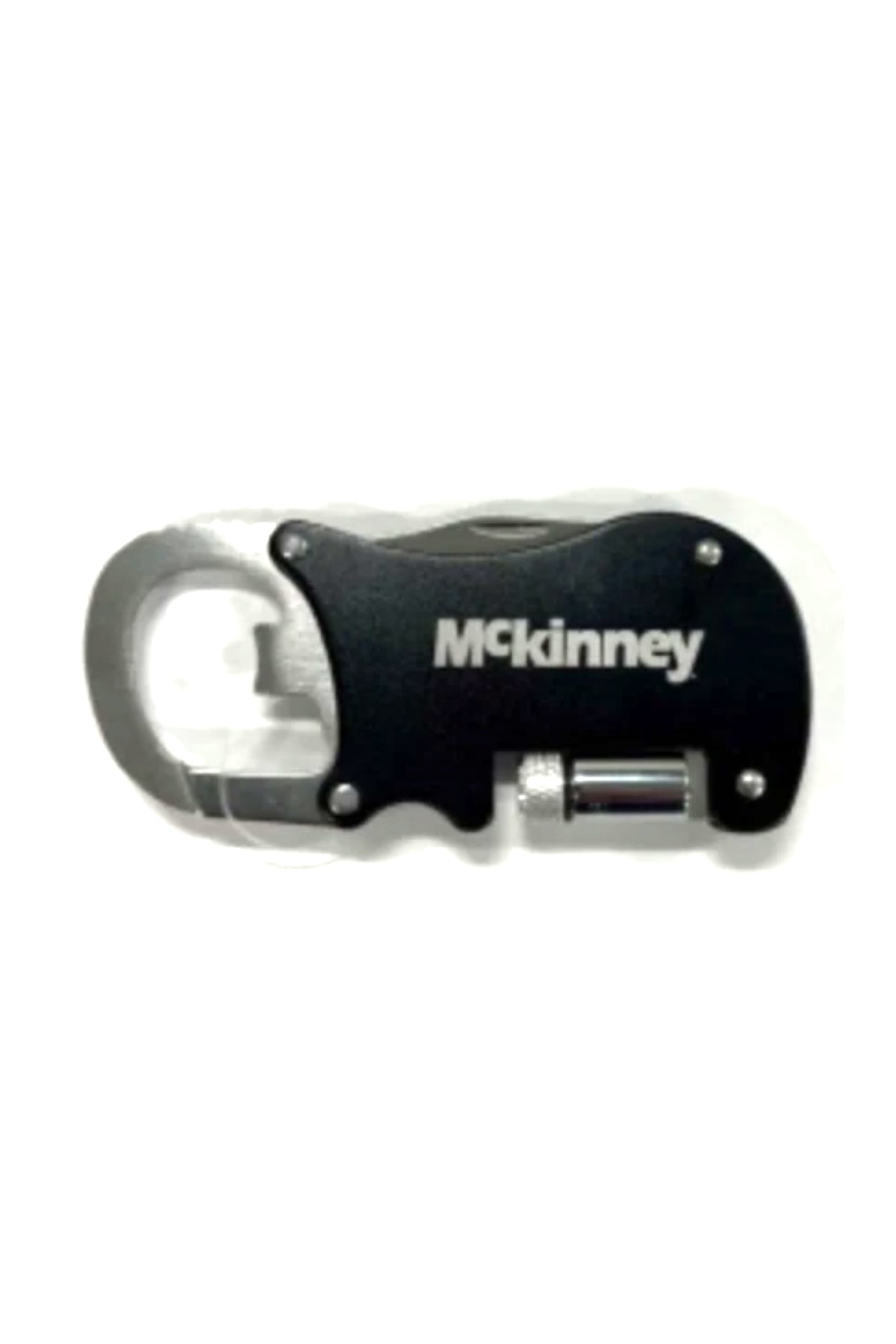 Bottle Opener Carabiner with Flashlight and Knife MckinneyTrailerMerchandise