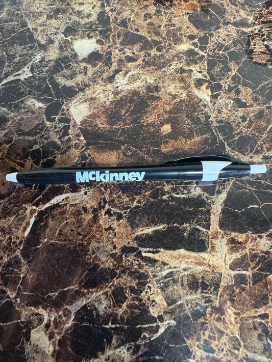 Mckinney Inventory - Black/White Ballpoint Pen