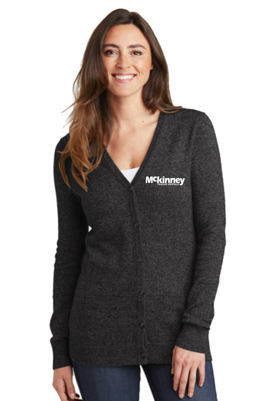 Port Authority ® Ladies Marled Cardigan Sweater