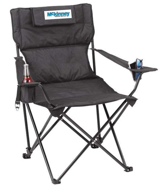 Mckinney Inventory - Premium Padded Reclining Chair (400Lb Capacity) *with logo